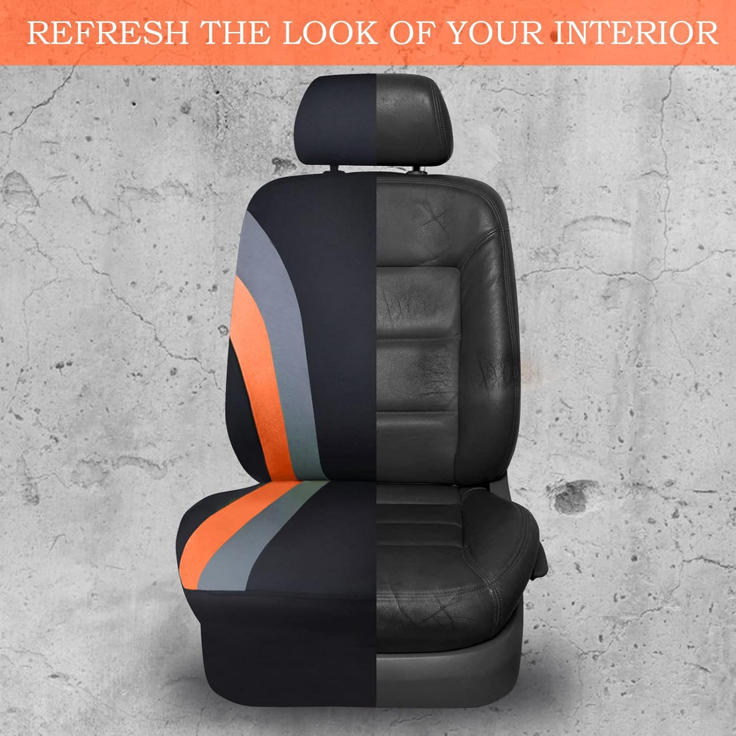 Foreign Trade Cross-Border Popular Model in Europe, America, and Mexico, Temu Amazon Universal Car Seat Cover Set with Double Waistline, 9-Piece Set