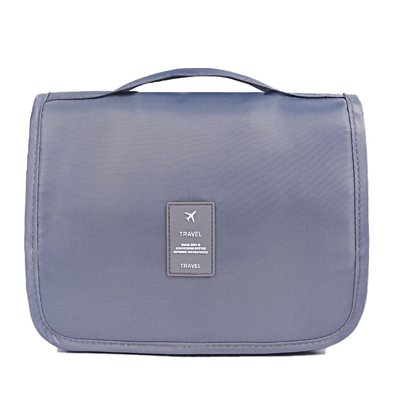 Bolsa de lavado con gancho de separación seca y húmeda, bolsa de almacenamiento de viaje portátil, bolsa de lavado de tela Oxford de gran capacidad portátil, transfronteriza