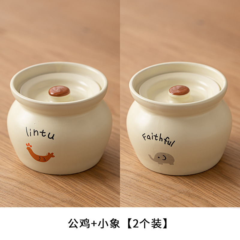 クリーム風シチューの杯瓦缶とスープの陶磁器は蓋をして水をあけて杯を煮込んで缶の家庭用沙県の一人分のスープを煮込んで杯を蒸します。|undefined
