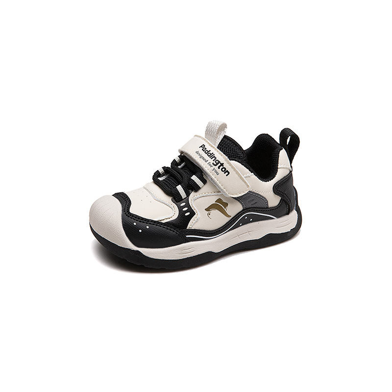 Paddington Bear 2025 otoño nuevo ligero antideslizante para hombres y mujeres zapatos blancos de la escuela zapatos deportivos para bebés