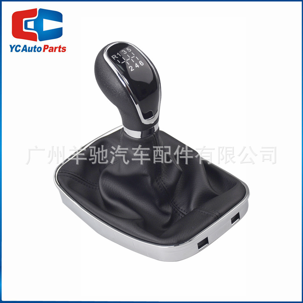 Aplicable a Opel Insignia 2003 - 2017 cubierta de polvo de cuero negro cabeza de cambio de velocidad image 5