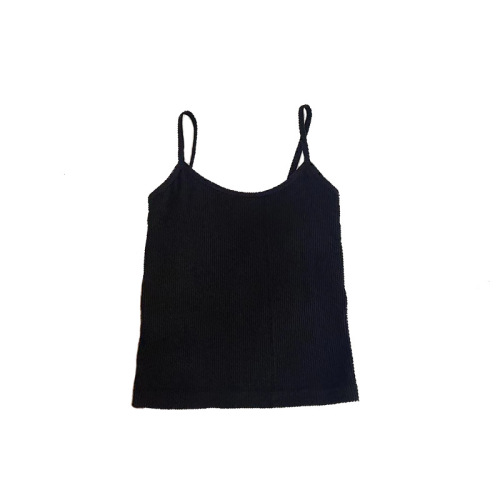 New style threaded camisole for women without steel rings, push-up with chest pad, outer top, comfortable underwear, bottoming tube top