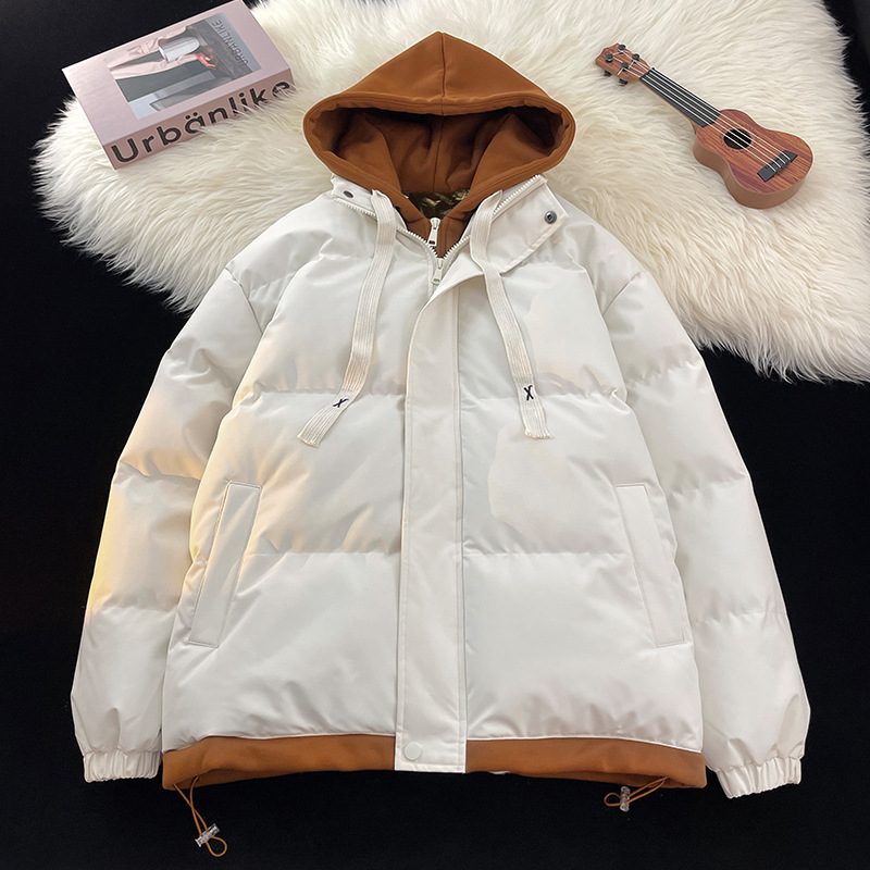 Black gold graphite thin self heating for men's winter mountain sports couple wearing with thick fleece and f_voghion.com