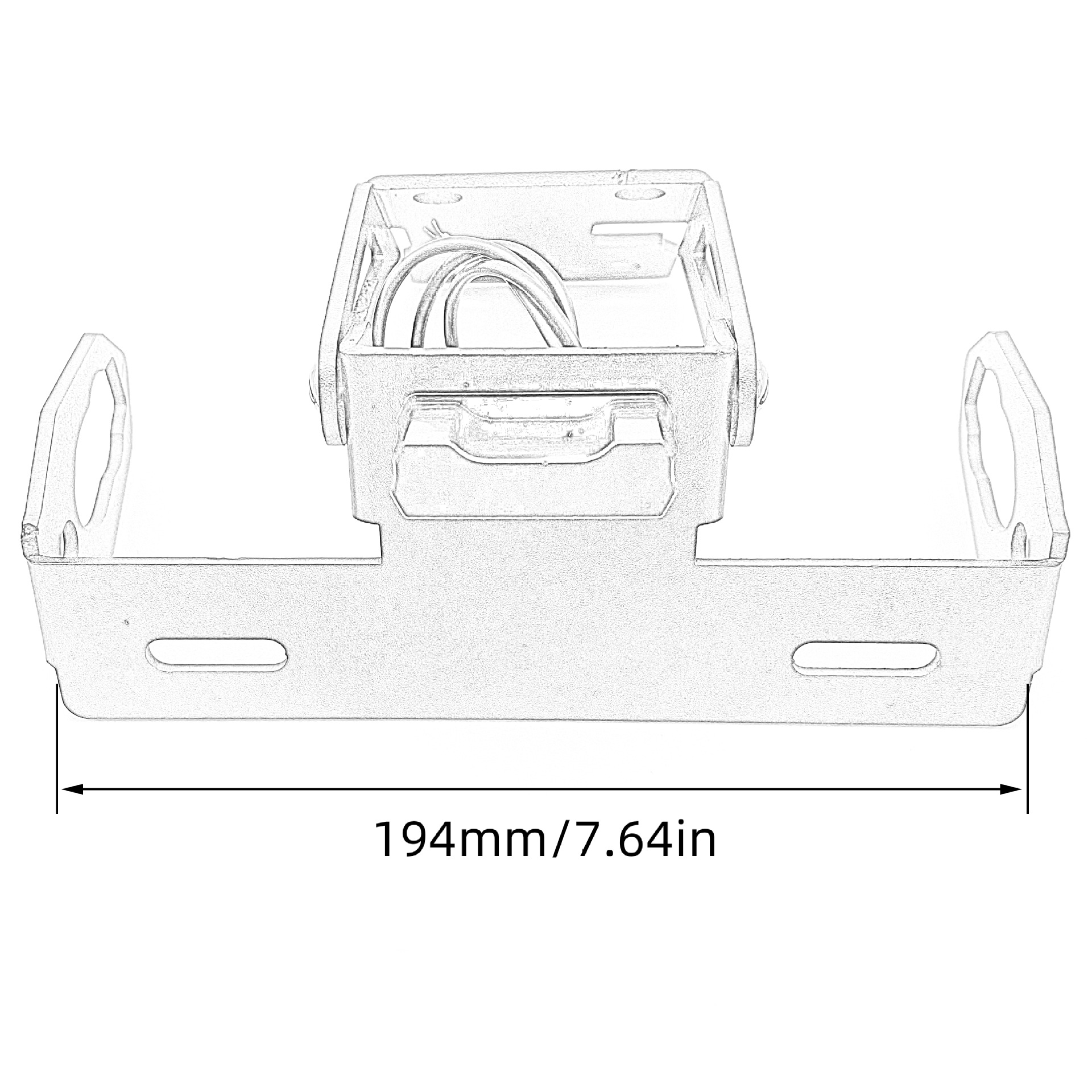 Applicable to Kawasaki Z650 Ninja 650 2017-2019 Modified Short License Plate Frame with Light License Plate Frame