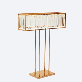 跨境专供婚庆道具铁艺电镀金色婚礼酒店生日派对橱窗装饰舞台摆件