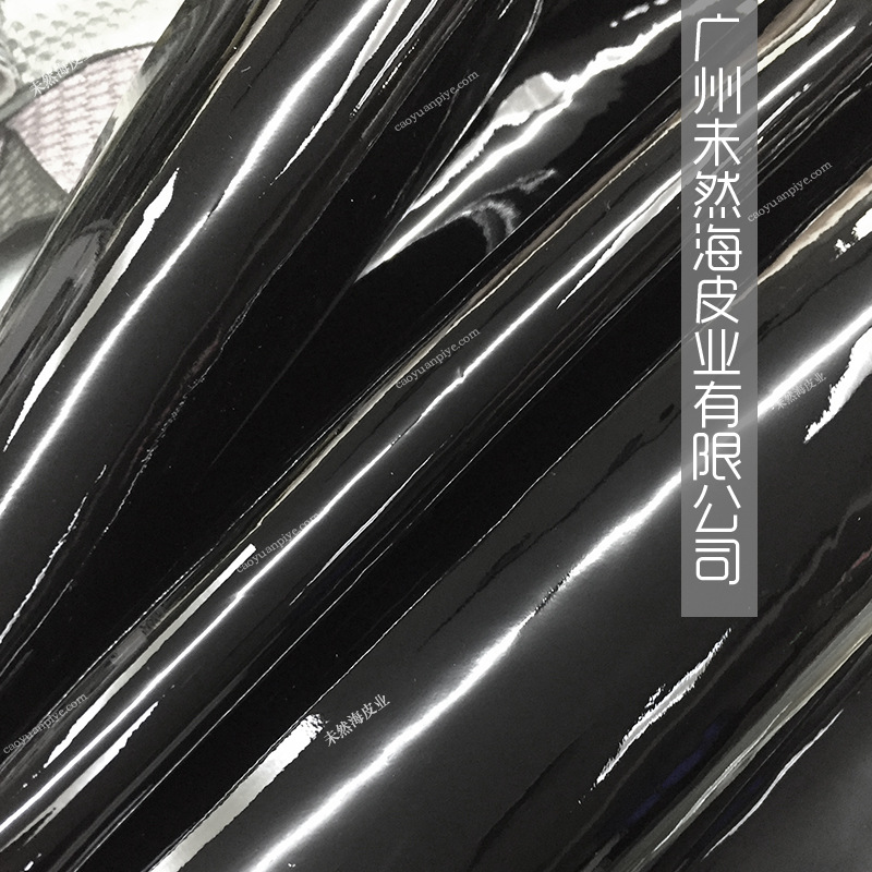 超软黑色漆皮头层牛皮环保欧标耐曲折耐低温品牌