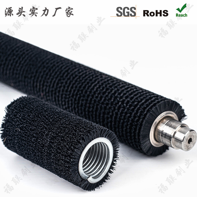 实力厂家高密度尼龙丝毛刷辊 LCD液晶面板清洗尼龙丝毛刷辊