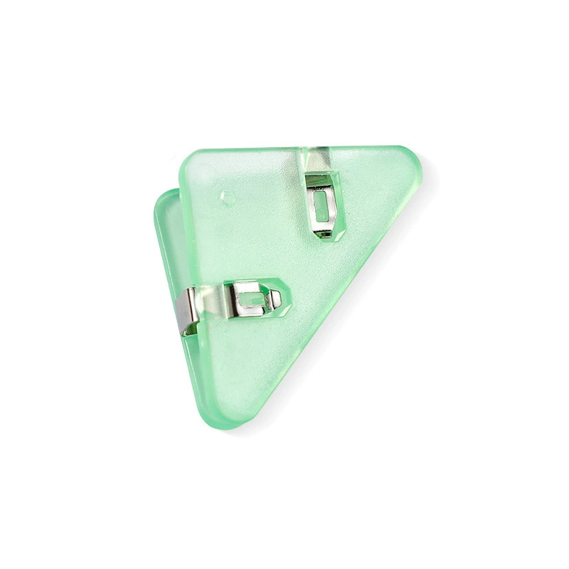 Triangular clip creative right-angle corner clip to prevent books from curling student test paper book corner anti-roller