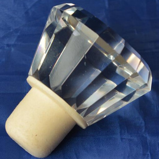 Manufacturer Customized Glass Head Polymer Spirits High Quality Sealing Special Wine Bottle Stopper Food Grade Wine Bottle Stopper