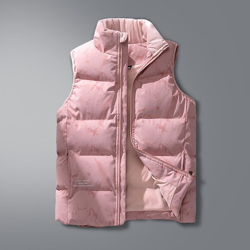 Otoño e Invierno pareja abajo chaleco collar caliente chaleco hombres más tamaño chaleco casual hombres y mujeres del mismo estilo fábrica al por mayor