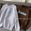 ADER 22 Autumn new pattern letter printing Sweater Easy T-shirts Socket lovers Long sleeve jacket