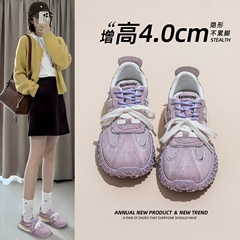 お父さんの靴の女性は2025年の春の夏の新型の厚い底が高くなります。