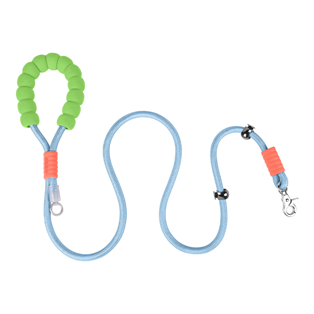 Cadena p cuerda p cuerda de tracción para perros caminando cadena pequeña y mediana gran entrenamiento de perros anti-explosión nudo de pelo dorado artículos para mascotas