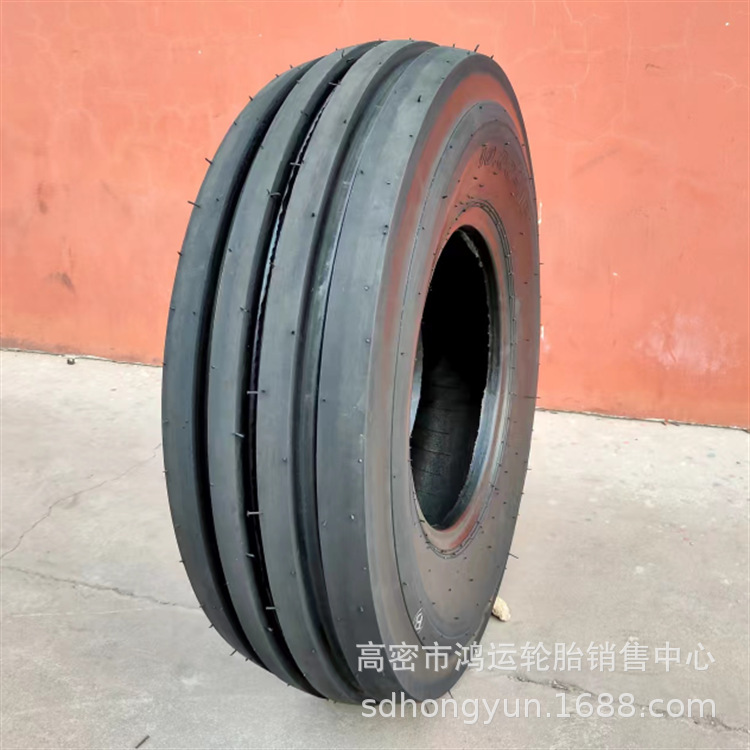 农用拖拉机导向轮胎11.00-16 条沟顺向花纹 11.00-16  收割机轮胎