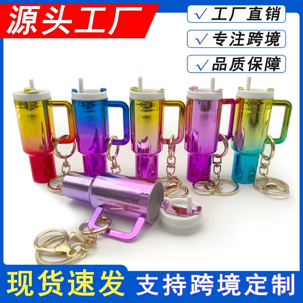 Stanley Gradient Color Keychain Pendant Mother's Day Exclusive Fashion Commemorative Gift Modern and Simple