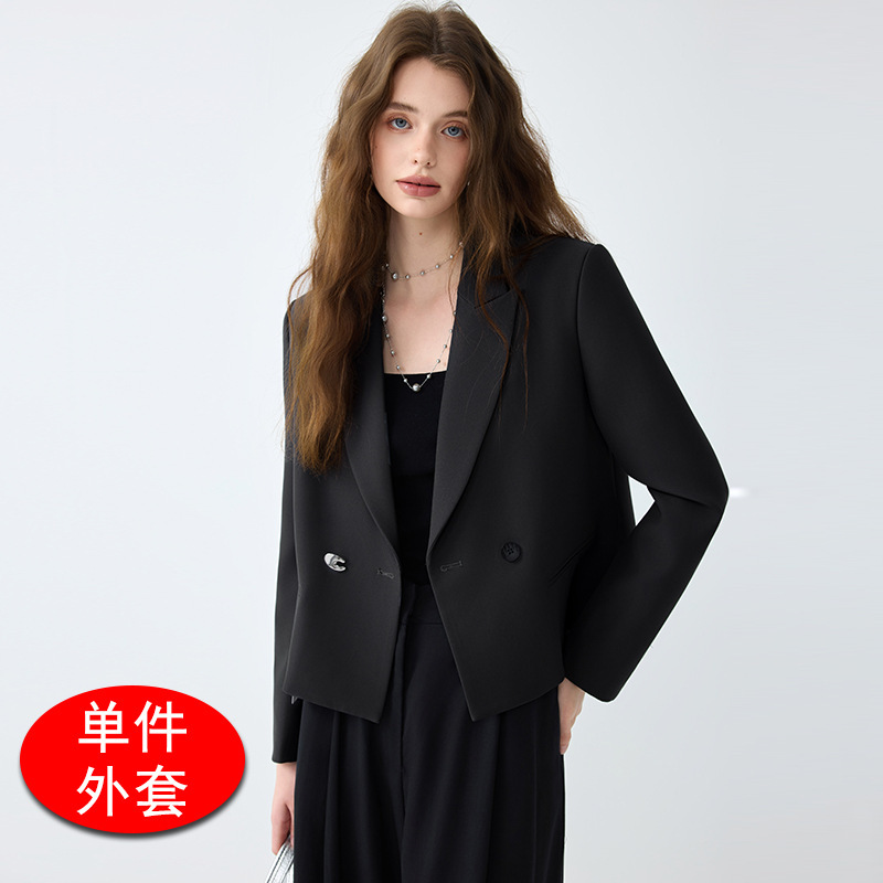 高级感新款今年流行2025春秋西装套裤小个子韩版宽松休闲西服1899|undefined