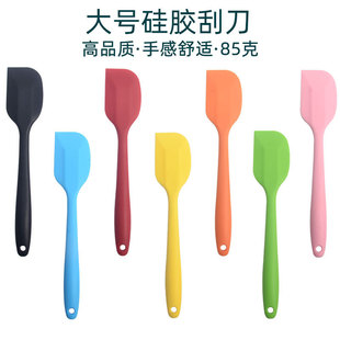 Spot Wholesale Large Thickeneded Silicone Spatula Food Grade Cream Spatula Household Baking Tools Silicone Scraper