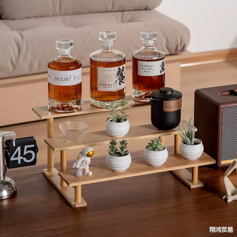 Толстая и мясистая подставка для цветочных полок балконный цветочный горшок из массивного дерева многослойный в помещении.