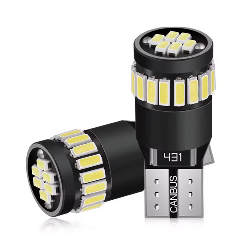 新車 LED 幅計ナンバープレートライト T10-4014-24SMD デコード W5W Canbus 車|undefined
