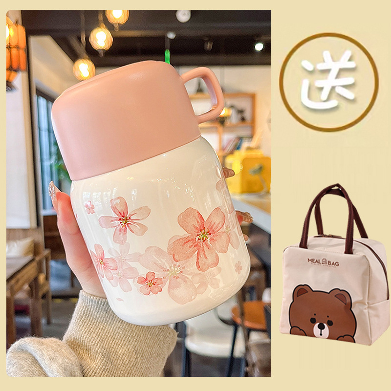 焖烧杯焖烧壶不锈钢保温杯子便携燕窝银耳羹杯上班族养生早餐生日|undefined