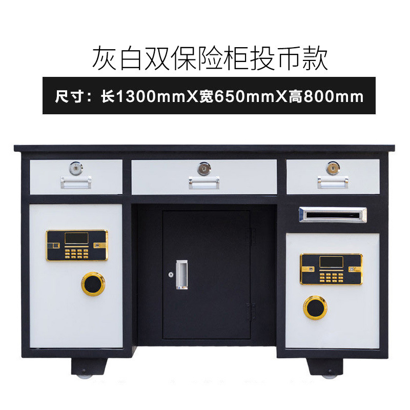 (두꺼운 모든 강철) 회색과 흰색 이중 캐비닛 1.3 m