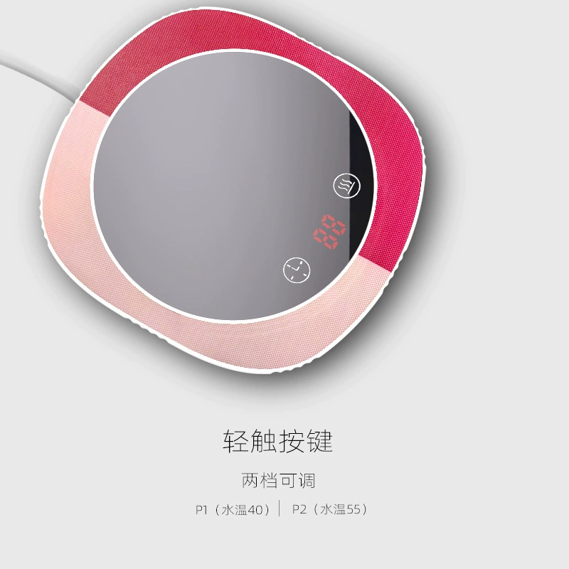 55 градусов постоянная температура каботажное судно цифровой дисплей Отопление кофе изоляционная основа керамическая грелка подарок цвет логотип оптом