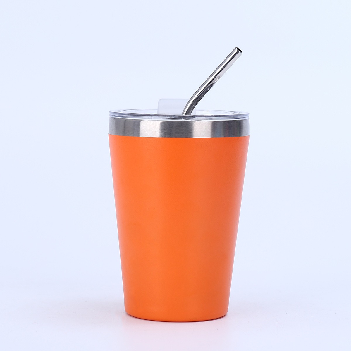 Transfronterizo simple taza de automóvil de 12oz 304 taza de acero inoxidable de doble capa vacío taza portátil logo personalizado