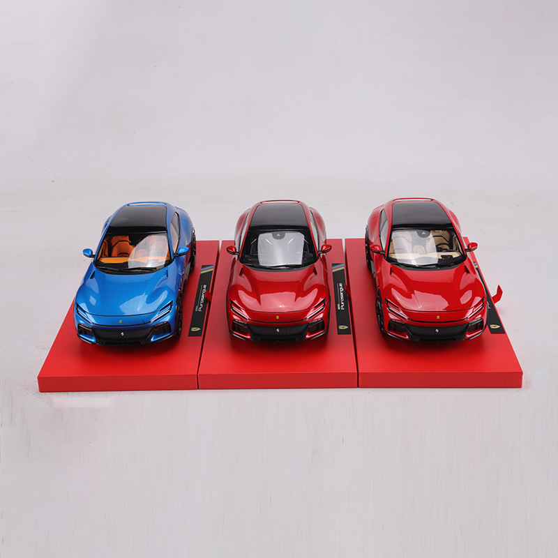 1:18 Scale Ferrari Purosangue Car Model Fuv Car Model Simulation Alloy Car Roma