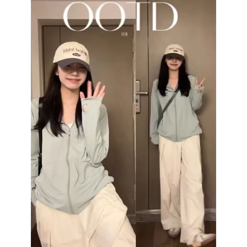 Dropshipping cross-border ice silk sunscreen clothing for women, 2026 new summer UV protection loose and versatile sun protection clothing