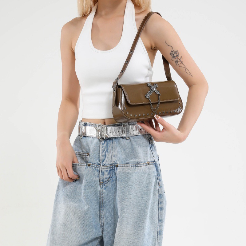 Bolso de axila de tendencia transfronteriza 2025 verano nuevo bolso femenino bolso de alta calidad bolso de hombro cruzado personalizado