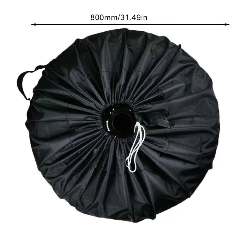 Cross-Border 210D Oxford Cloth Car Spare Tire Cover Spare Tire Cover Tire Protective Cover Tire Cover Waterproof Storage Bag