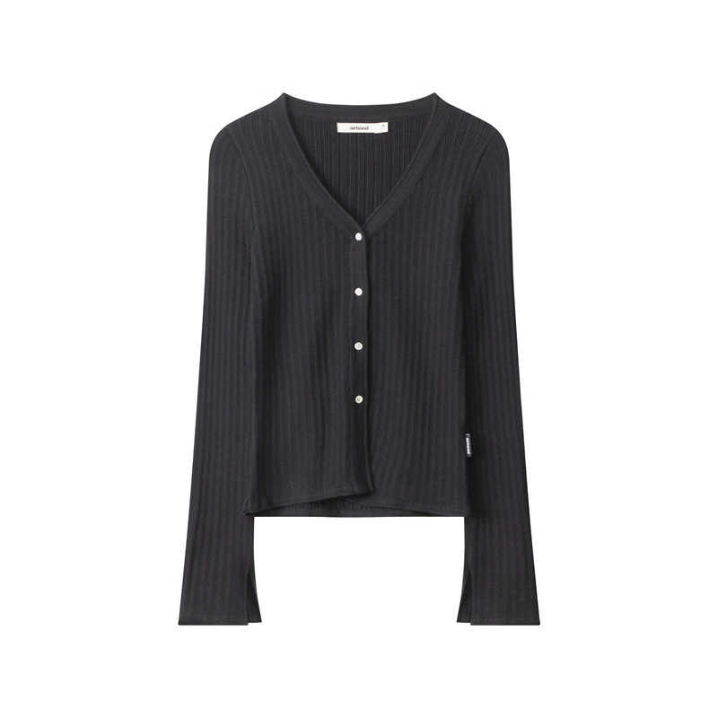 Демисезонный лонгслив, короткая кофта, свитер, французский стиль, slim fit