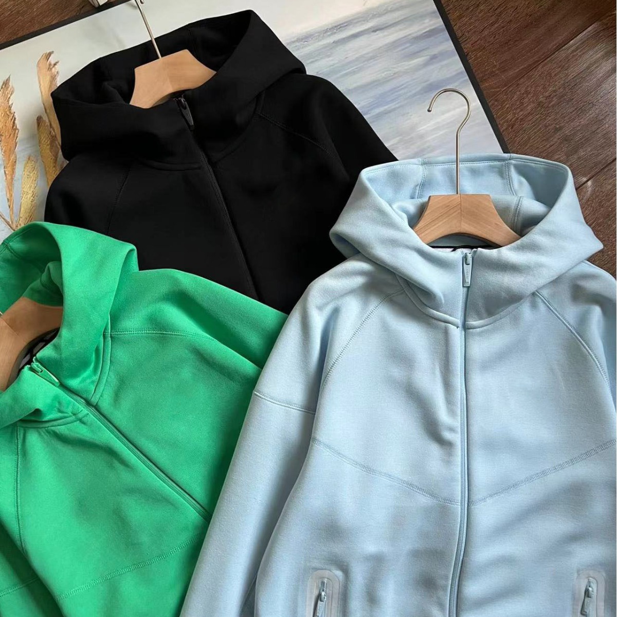 2024 New Men's and Women's Casual Sports Hooded Jacket Coat 454