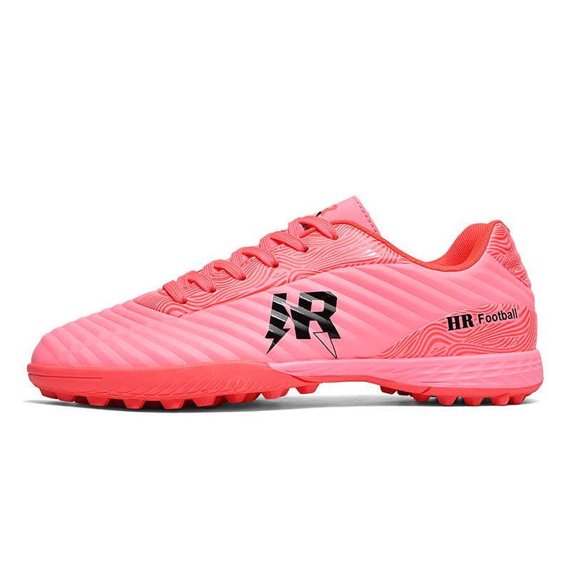 Zapatos de entrenamiento de clavos transfronterizos para hombres y mujeres, zapatos de fútbol juveniles de escuela secundaria, fábrica directa de fútbol