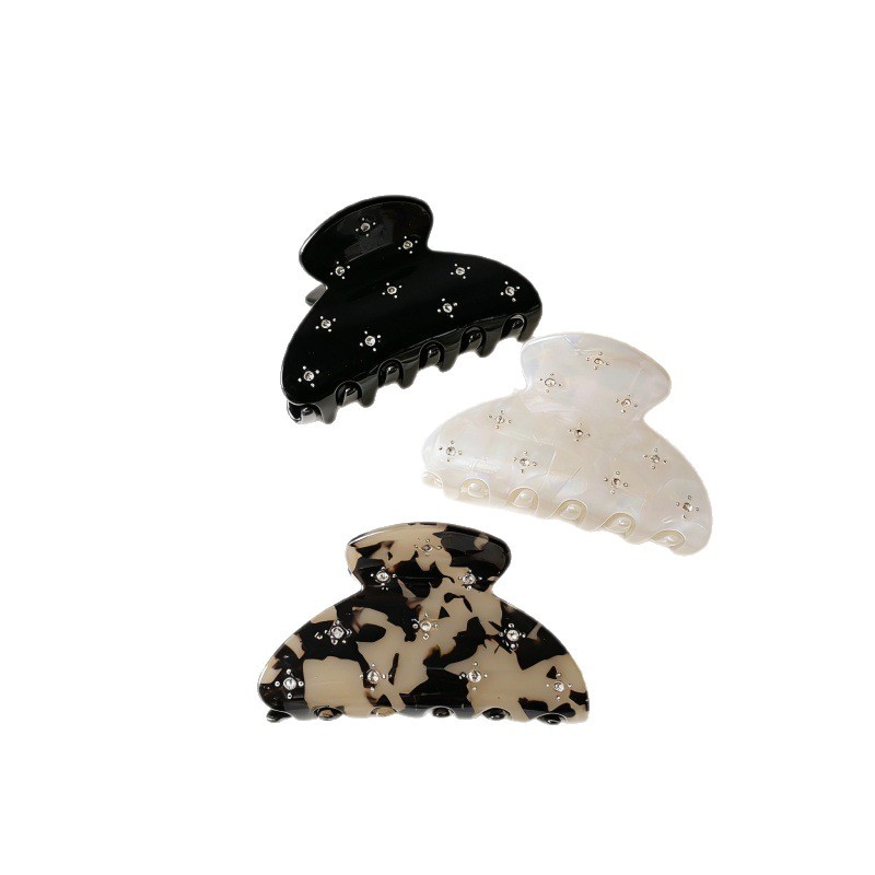 Pinza de pelo con strass estrellas para mujer peinado semirecogido_voghion.com