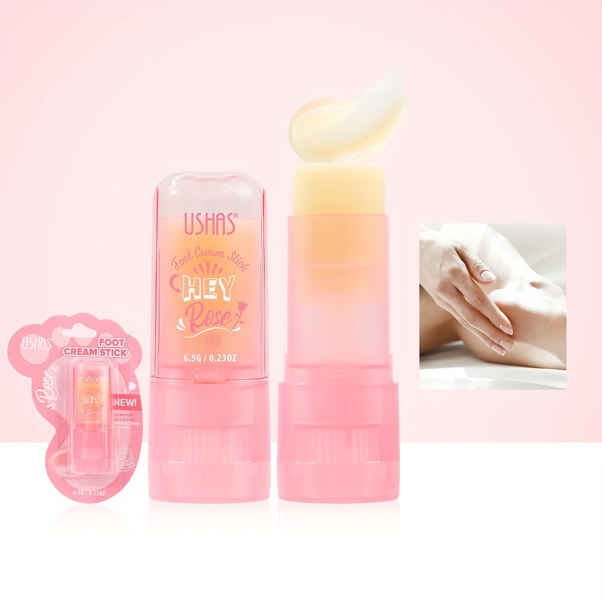 USHAS Crema para el cuidado de manos y pies en punto transfronterizo europeo y americano, protección nutritiva, hidratante y anti-agrietamiento HA368