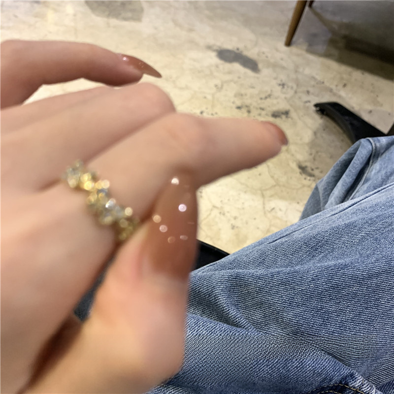 Butterfly Open Ring Women's Mori Korean Style Simple ins Niche Design Personalized Internet Celebrity Fashion Adjustable Ring_voghion.com