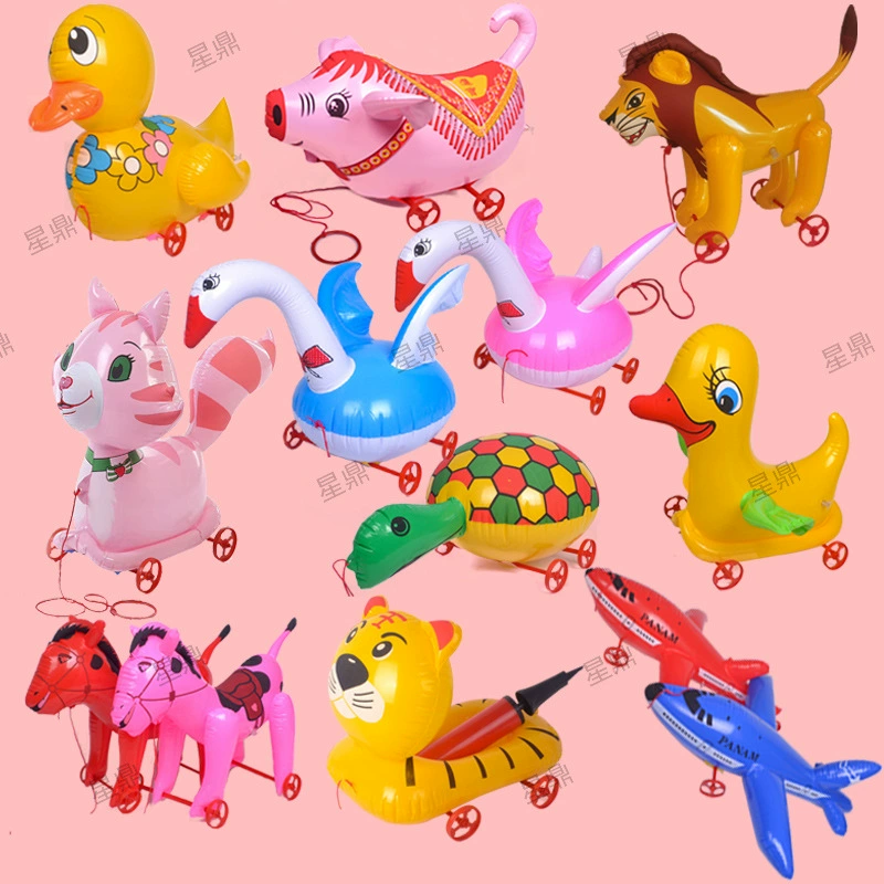 Горячие продукты Детские игрушки тянуть корзину окунь тянуть линию игрушки надувные игрушки Иу игрушки оптом