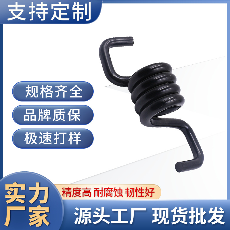 电泳黑色大线径5mm/6mm/7mm重型载荷扭簧 精密大小