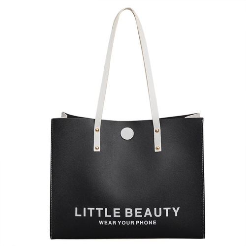 Tote bag large bag  Korean style Western letter shopping bag Southeast Asian women's bag wholesale large capacity shoulder bag for women