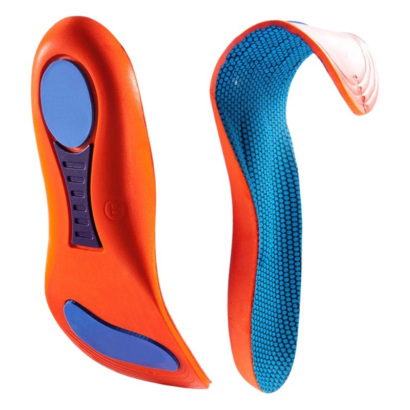 Plantilla deportiva verano entrenamiento militar Fondo suave absorción de choque de los hombres plantilla absorbente de sudor pie plano arco almohadilla completa Plantilla de talón al por mayor