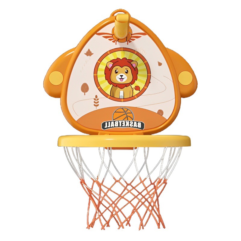 Soporte de baloncesto para niños canasta de tiro sin Punch montado en la pared para bebés de interior que cuelga juguete plegable para niños y niñas