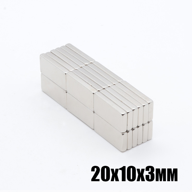 20*10*3方形汽车窗帘钕铁硼强磁现货20x10x3高性能LED强磁吸铁石