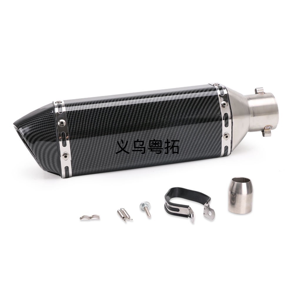 Suitable for Kawasaki modified car exhaust pipes, stainless steel small hexagonal exhaust pipes, motorcycle cross-border car tail pipes