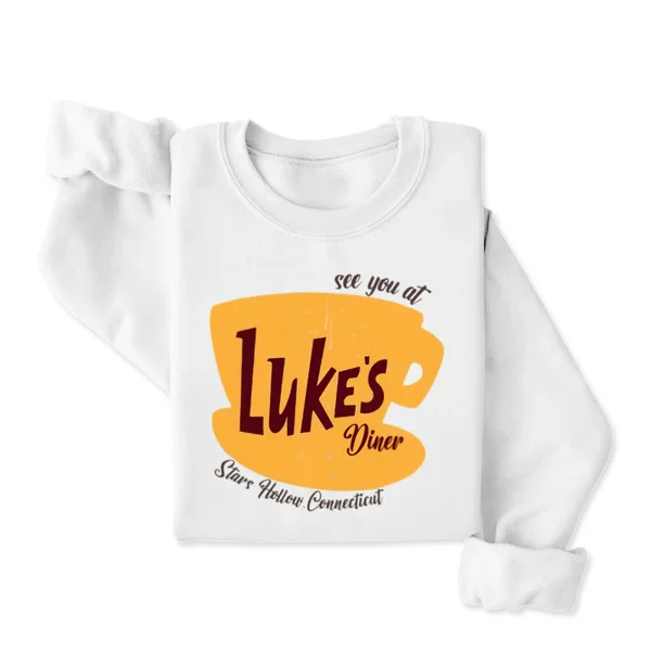 Cross-border foreign trade new printed round-neck sweatshirt, creative print casual everyday pullover round-neck sweatshirt