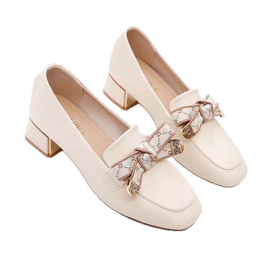 Zapatos individuales de mujer, tacones gruesos, verano de 2026 nuevos zapatos de mujer, zapatos casuales de moda, zapatos de Lefour, zapatos cómodos con suela suave