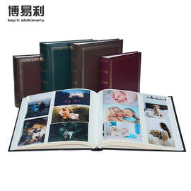 厂家仿皮纹面相册本自粘覆膜纪念册毕业照相册印logo文字粘胶相册