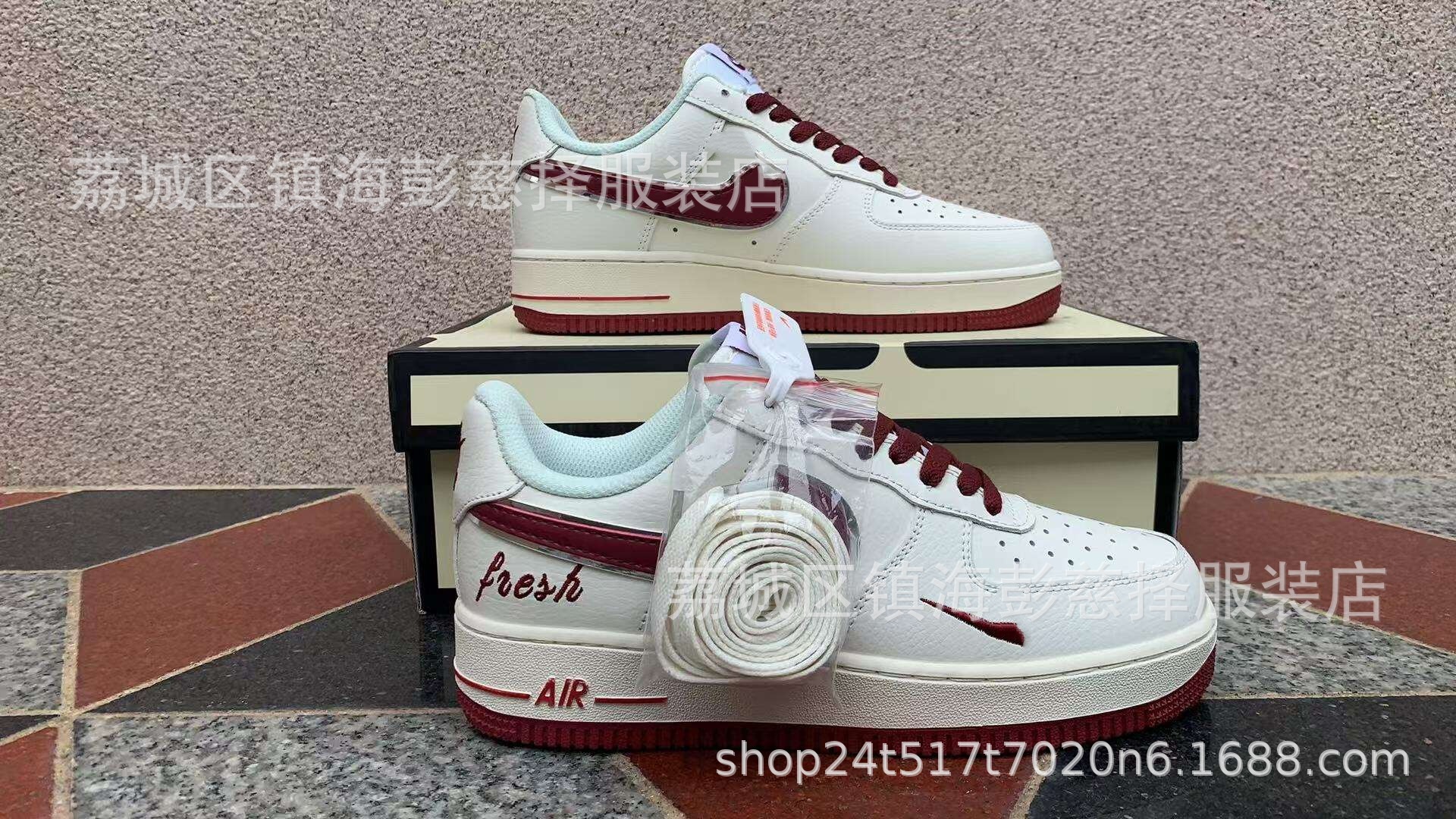 Precio de fábrica Putian puro nivel de cabeza original AF1 Halloween trigo negro y blanco panda baja fuerza aérea No. 1 comercio exterior transfronterizo