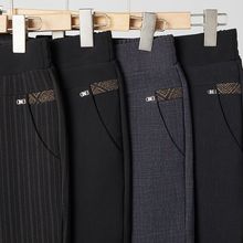 妈妈裤子加绒厚2025春秋冬新款休闲裤直筒长裤中老年女裤弹力宽松