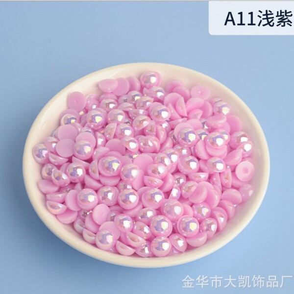 Purple beads pearl for manicure